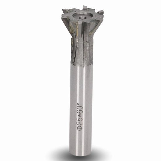 Frees 25mm di diametro - 6 Flauti - Zaliera - Schiacciata retta - Metallo duro - Adatto per acciaio - Fresa per metallo