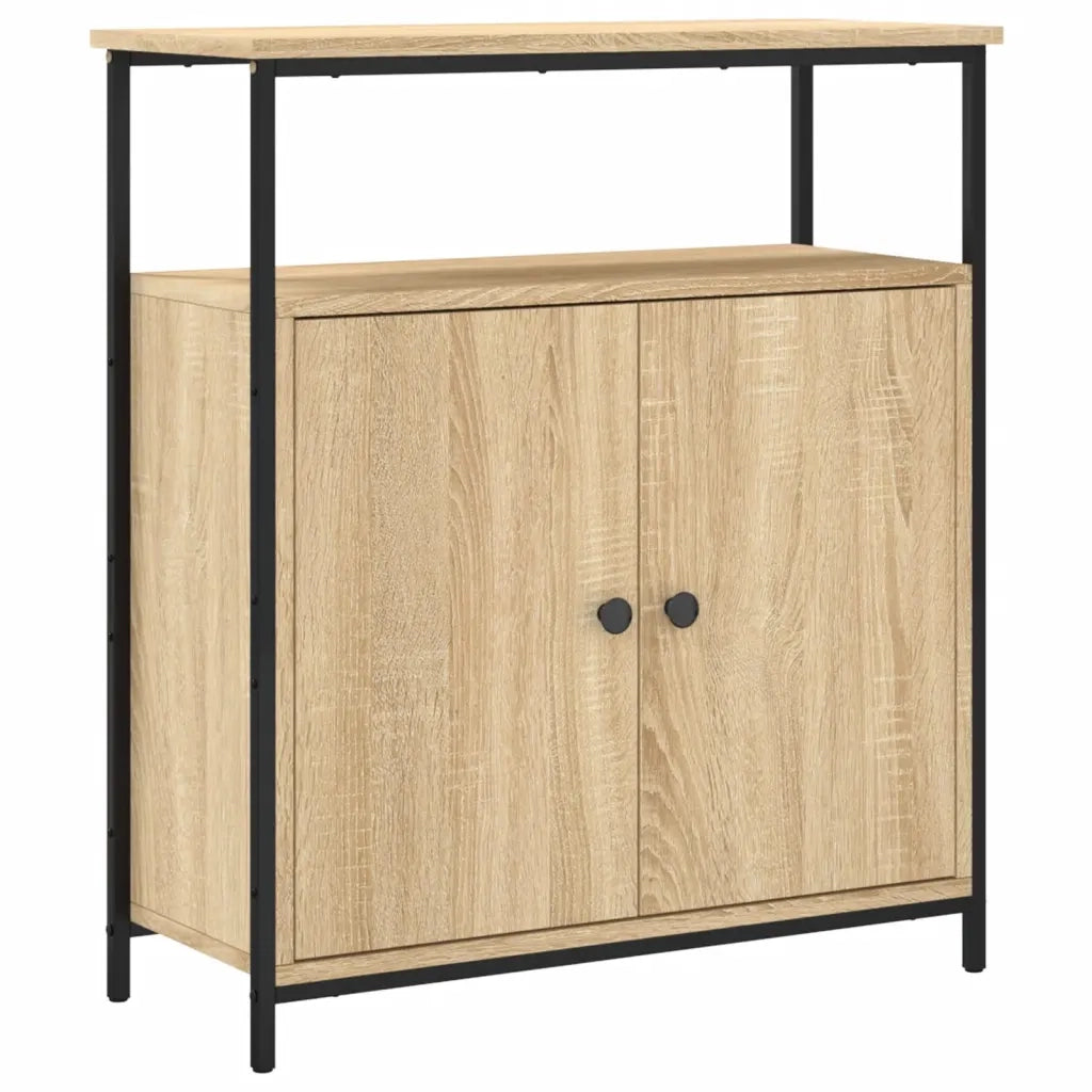 Credenza-Buffet-Armadio da cucina Rovere Sonoma 70x30x80 cm Legno ingegnerizzato 376281