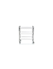 Carrello da cucina pieghevole cromato con ruote BAUHAUS 3 ripiani