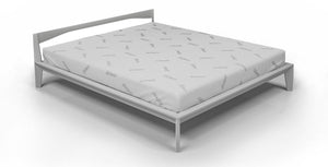 Coprimaterasso Singolo in Poliestere Silver Bianco