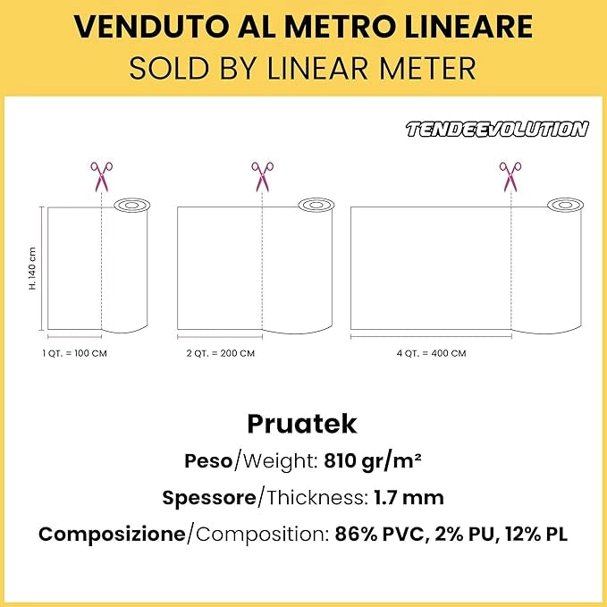 Tessuto FintaPelle Nautica Tappezzeria Alta Qualità "PRUATEK" - Colore ROMBI SENAPE 3559 - Morbida e Resistente - Vendita al Metro - H.140