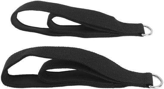 Cinturone per Pilates - Resistente - Antiscivolo - Adattabile - Doppio Bucato - D-ring - Attività Fisica a Casa - Cinture di Allenamento