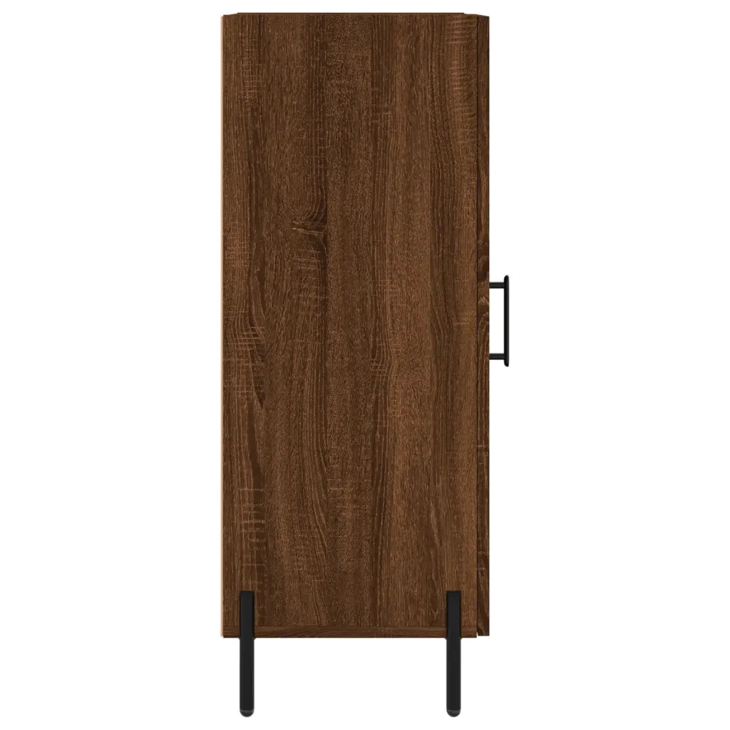 Credenza Rovere Marrone 34,5x34x90 cm in Legno Multistrato 828555