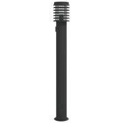 Lampada da terra per esterni con cavo di alimentazione da 110 cm acciaio inox nero 02_0042527