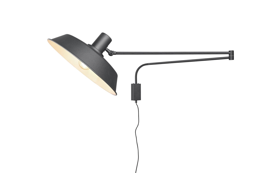 Applique da Interno a LED in Metallo Nero Opaco