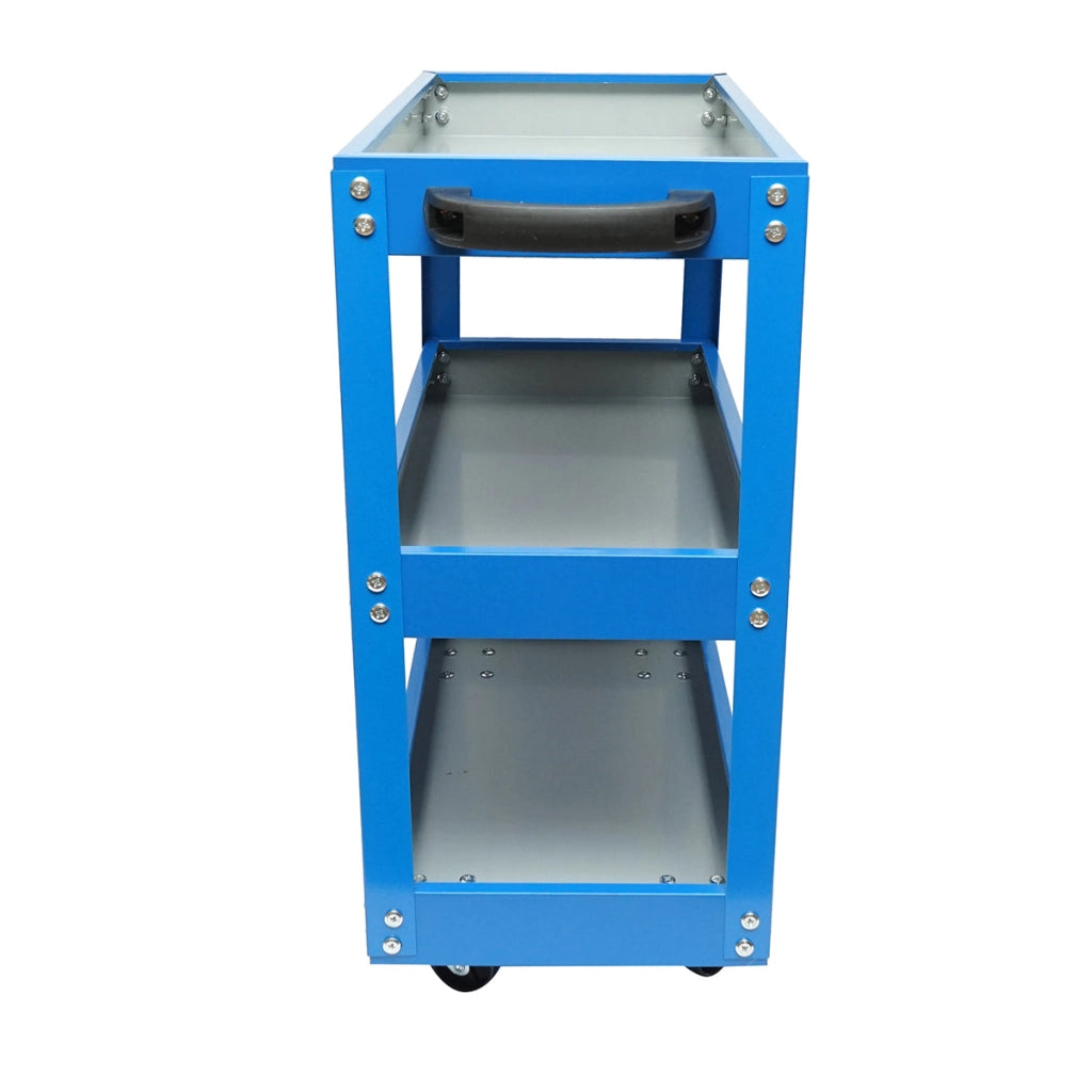 Carrello portautensili in metallo su ruote con 3 ripiani 510x260x575mm
