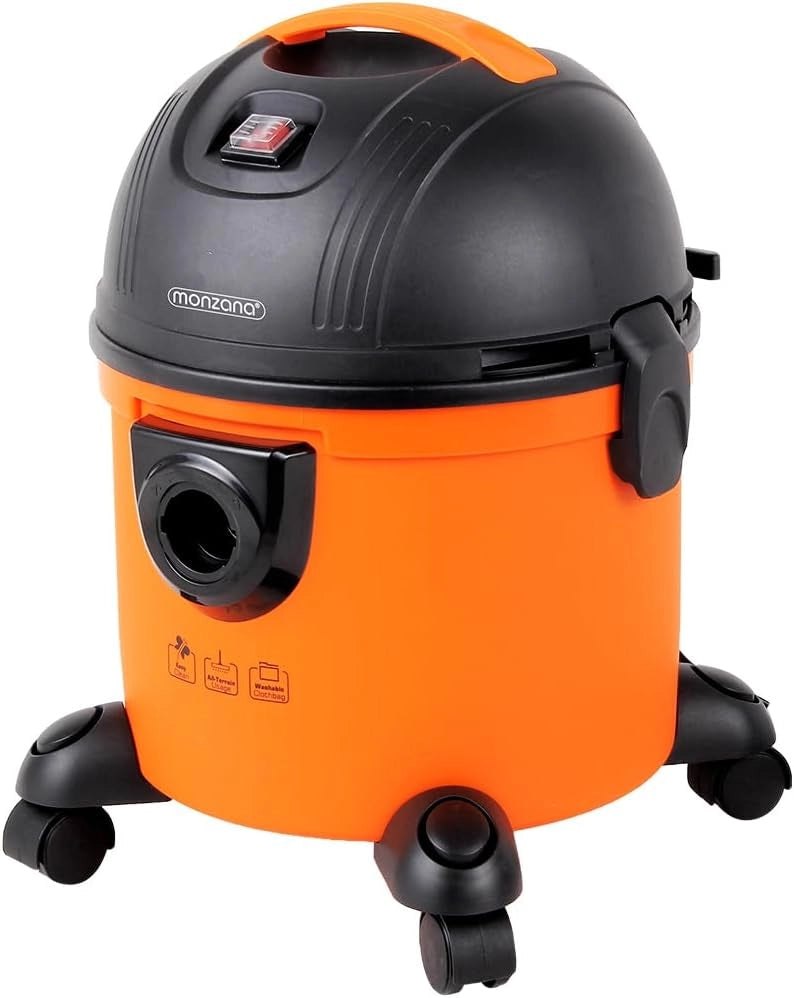 Aspirapolvere Wet Dry 1200W Sacco 15L Contenitore con Accessori Pulitore Pavimento Sporco