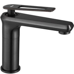 Rubinetto Da Lavabo Rea Blade Old Black Low