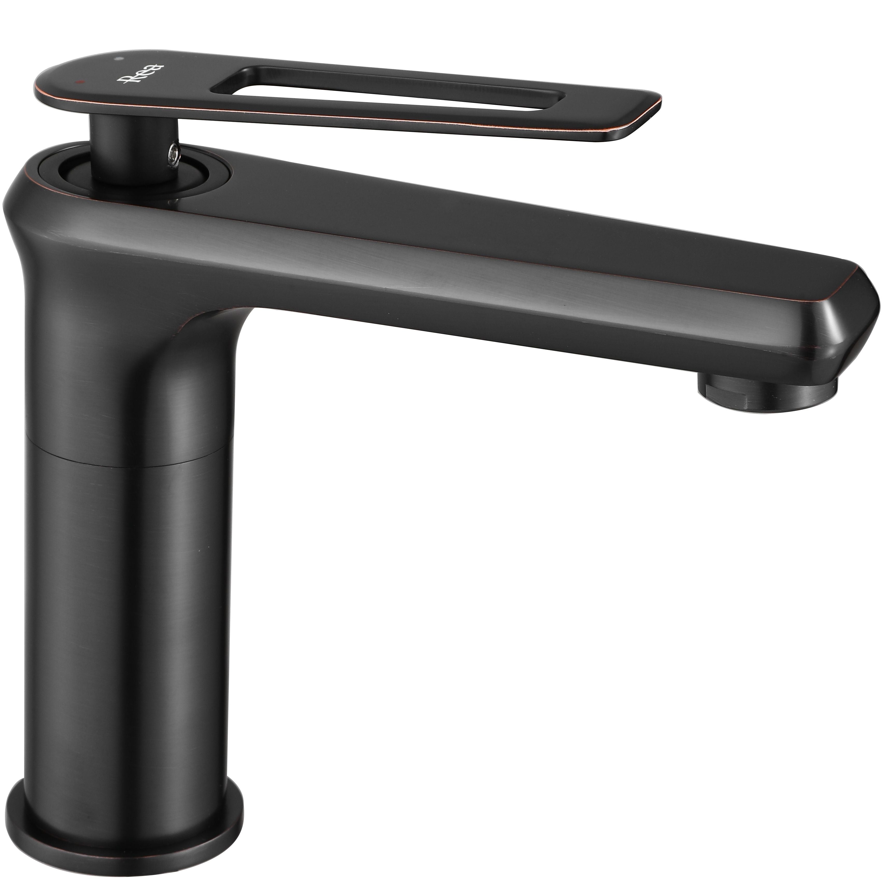 Rubinetto Da Lavabo Rea Blade Old Black Low