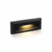 Lampada segnapasso LED moderno Nero 6W luce verso il basso CCT 3000K 4200K 6400K IP65 per scale corridoi esterni interni