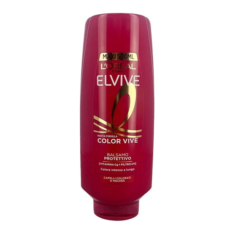L'OREAL PARIS ELVIVE COLOR VIVE BALSAMO PROTETTIVO COLORE INTENSO A LUNGO PER CAPELLI COLORATI E MECHES 500 ML