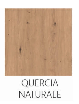 Composizione mobile bagno sospeso con cassetti cm 80 mod. DEARUM - Quercia Naturale