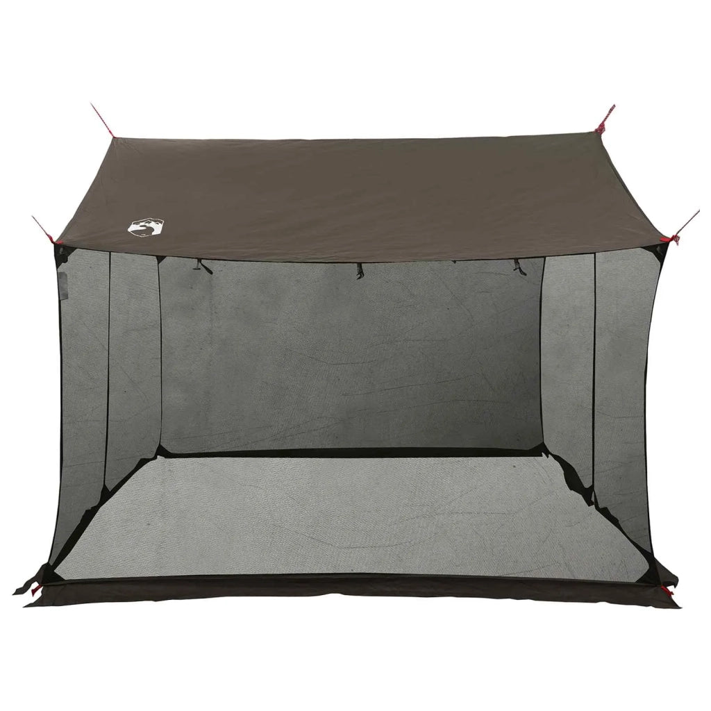 Telo da campeggio con pareti in rete Marrone Grigio 42029007