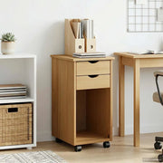 Mobile con Ruote Marrone Miele 34 x 39 x 65,5 cm