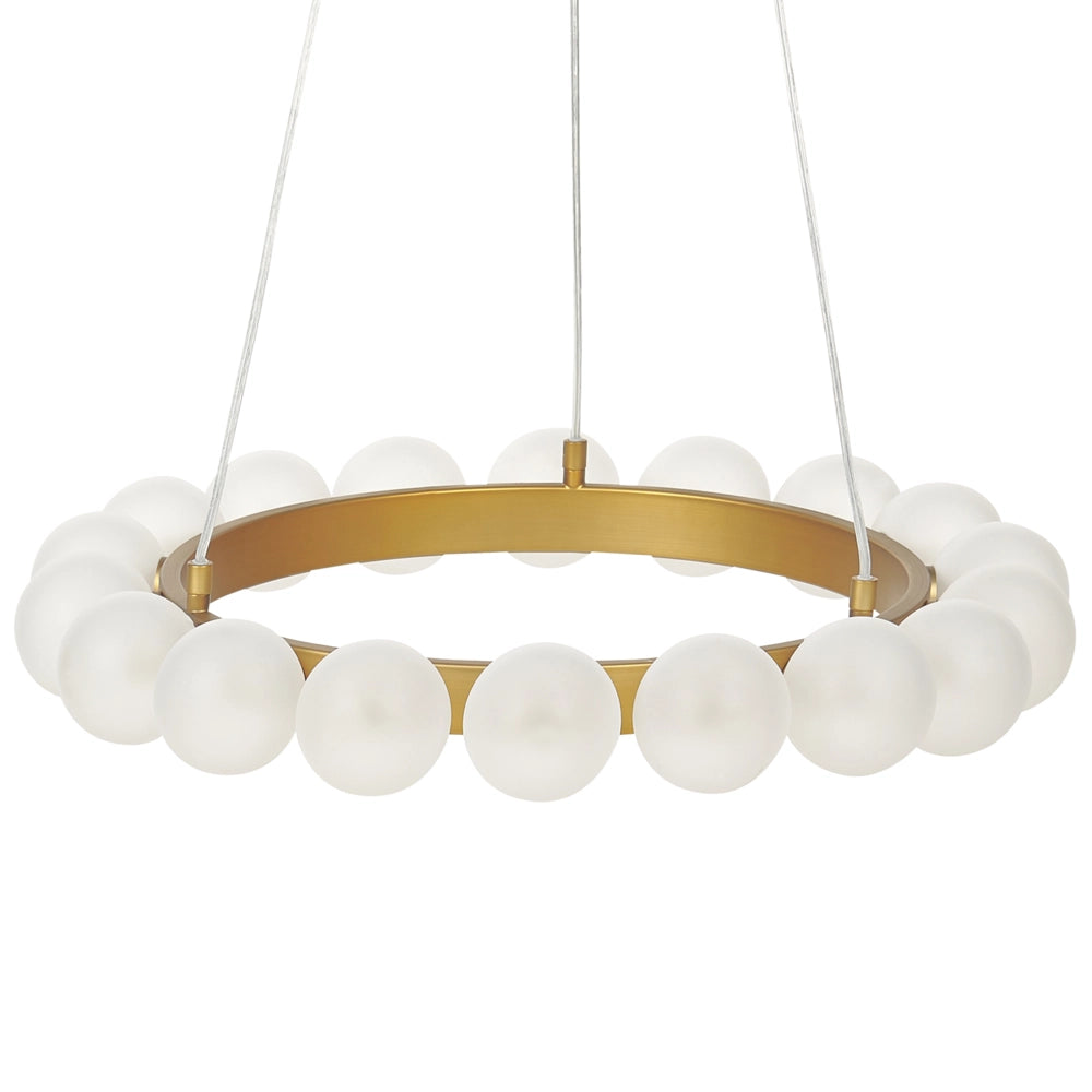 Lampadario a forma rotonda in metallo e paralume in vetro con 18 luci stile moderno soggiorno salotto