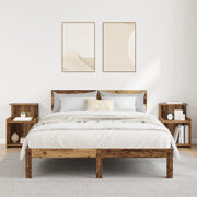 Comodini 2 pz Legno Vecchio 40x35x60 cm Legno Ingegnerizzato