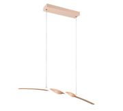 Lampada a sospensione LED, metallo, sabbia, L 80 cm, Ginko