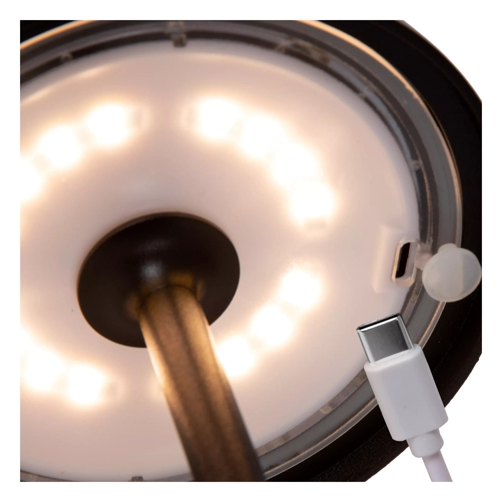 Lampada da tavolo esterna LED 1,5W ricaricabile JOY Lucide