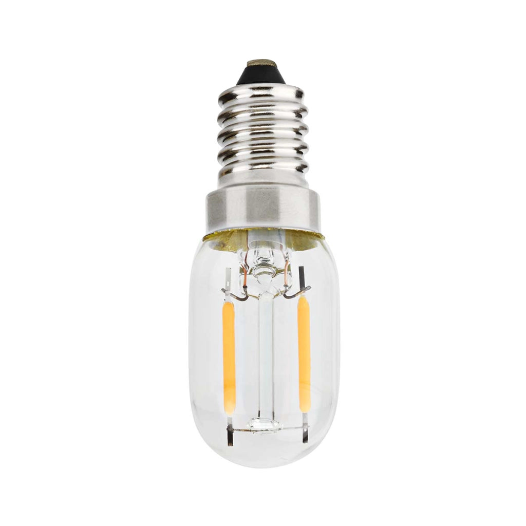 Lampadina a Filamento LED E14 T25 2W per Cappa da Cucina Basso Consumo Trasparente Nedis