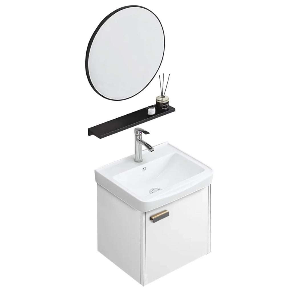 Set Di Mobili Da Bagno Con Lavabo Molly 40cm White