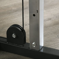 Stazione Fitness per Allenamento Totale 170x139x200 cm Power Tower in Acciaio Nero