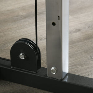 Stazione Fitness per Allenamento Totale 170x139x200 cm Power Tower in Acciaio Nero