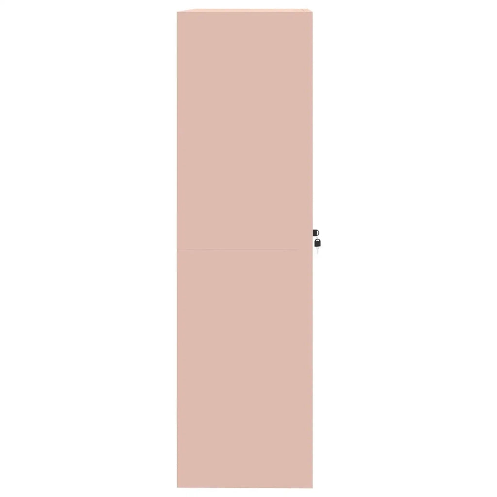 Armadio Rosa 90 x 40 x 140 cm Acciaio
