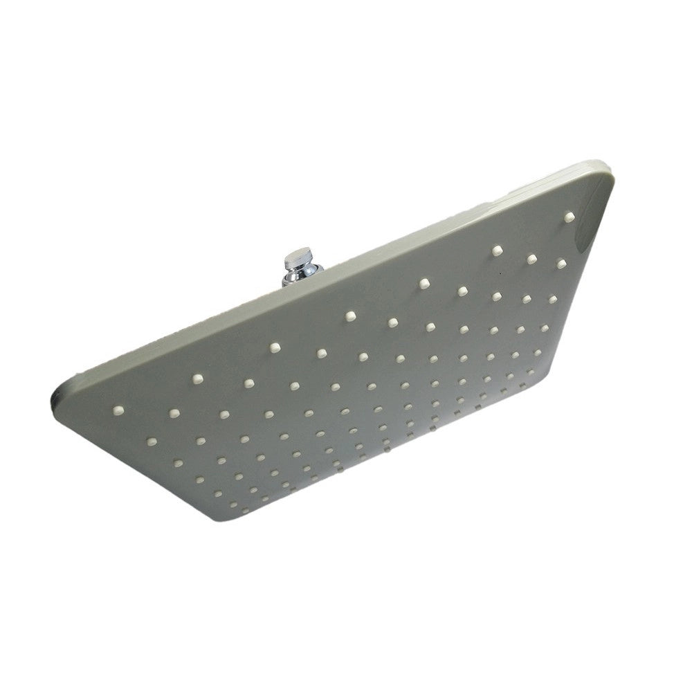Trade Shop - Soffione Doccia Quadrato 20x20cm Bagno Effetto Pioggia Sottile Cromato 93004 -