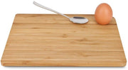 Mane Ontbijtplank con contenitore per uova e magnetico per posizionare il cucchiaio di metallo; dimensioni: ca. 25 x 18 x 1 cm