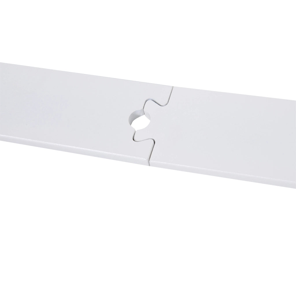 Kit binario per porta scorrevole stile fienile ¨C Xylo ¨C acciaio al carbonio bianco 183 cm