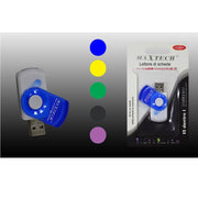 Trade Shop - Pennetta Usb 2.0 Lettore Schede Di Memoria Sd Tf Minisd W2 Ms Xd Ms Maxtech Lto-sm003 -