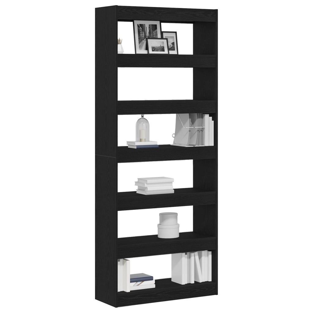 Libreria in rovere nero Rovere nero Legno ingegnerizzato