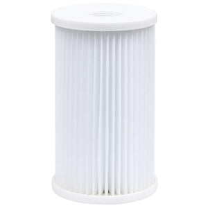 Piscina Fuori Terra con Skimmer e Pompa Sospesi 350x90cm Bianca 3070798