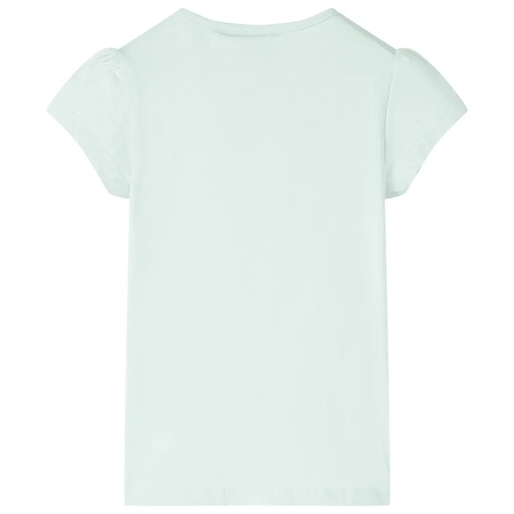 Maglietta da Bambina Menta Chiaro 128cod mxl 85589