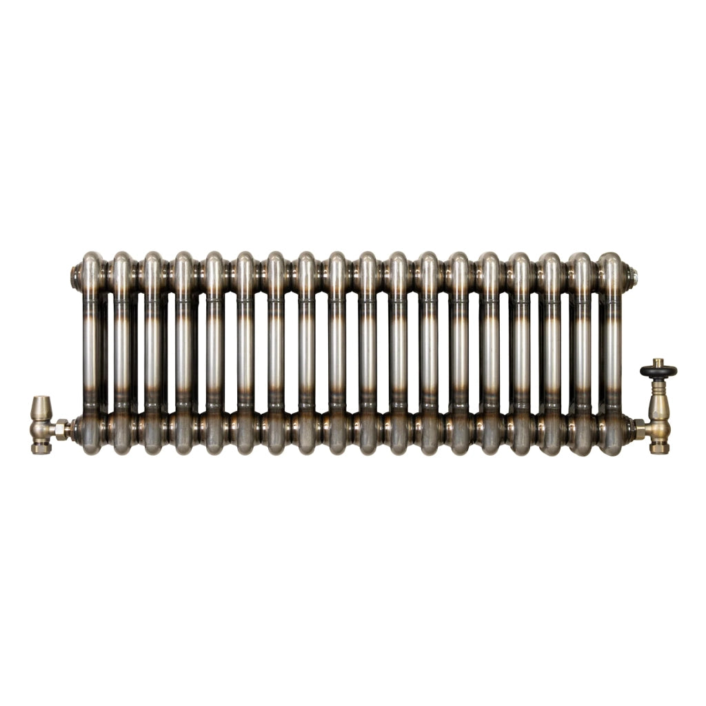 Radiatore 2 Colonne Orizzontale Metallo Grezzo 300 x 830 mm TRV