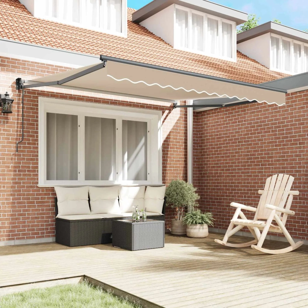 Tenda da Sole Beige 300 x 250 x 165 cm Poliestere 3330062