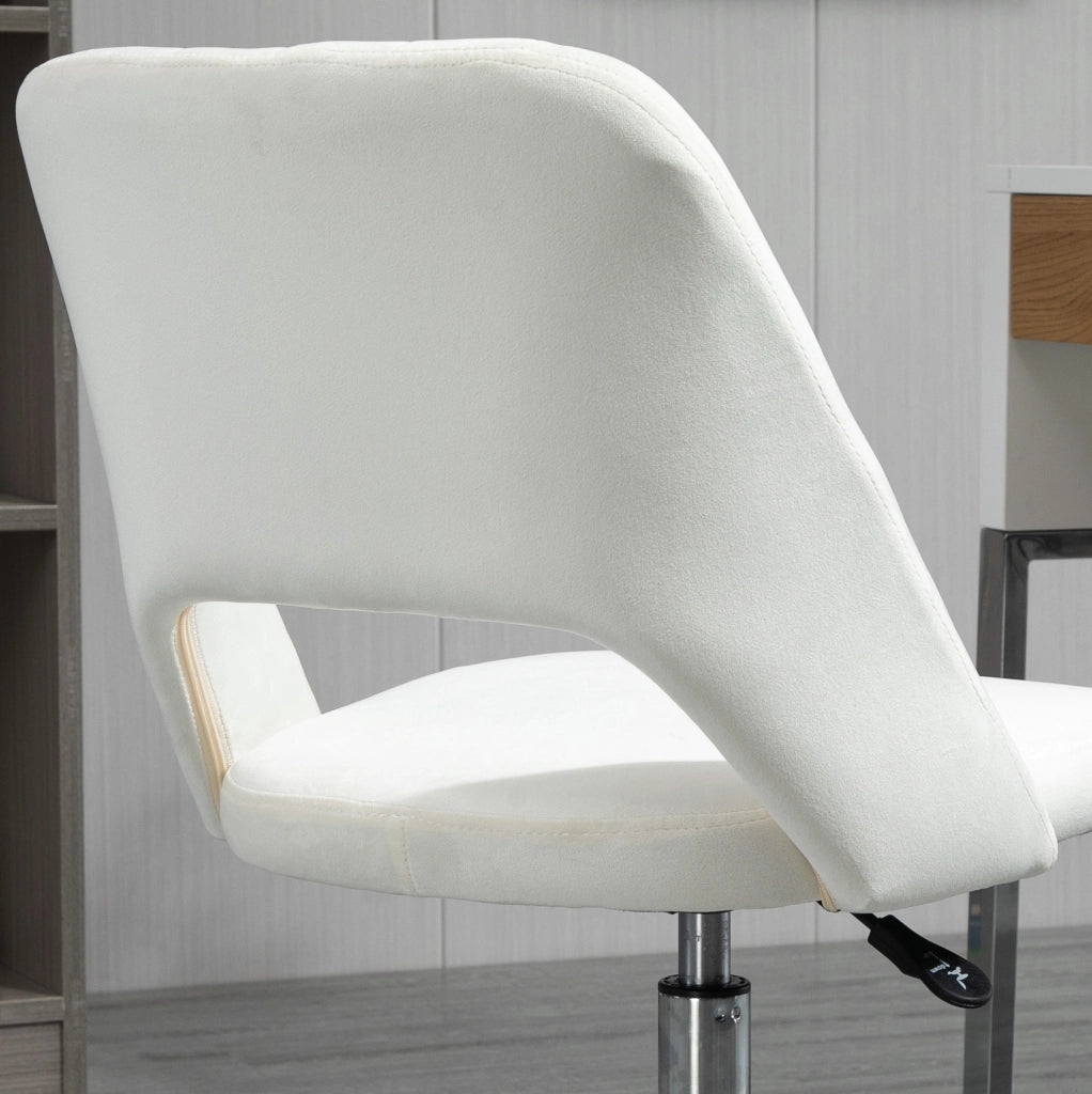 Sedia da ufficio ergonomica beige regolabile