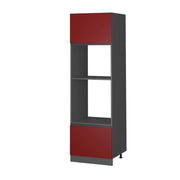 Vicco Set mobili bagno Rosso 60 cm Forma a J