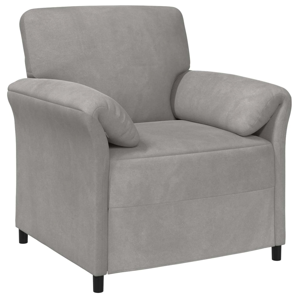 Set di divani 2 pz Grigio Chiaro Velluto 3424899