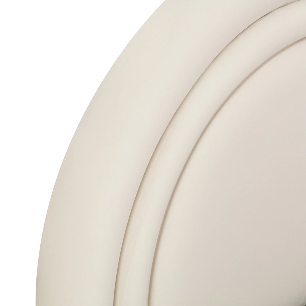 Letto singolo per bambini 90x200 cm con contenitore e rete a doghe; velluto beige