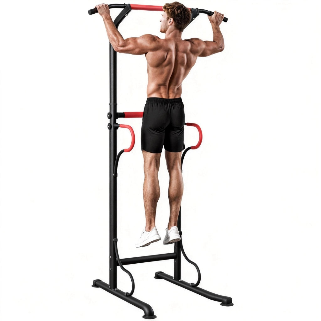 Stazione Power Tower Multifunzione ¨C Xylo ¨C Regolabile Sbarra Trazioni Dip Station