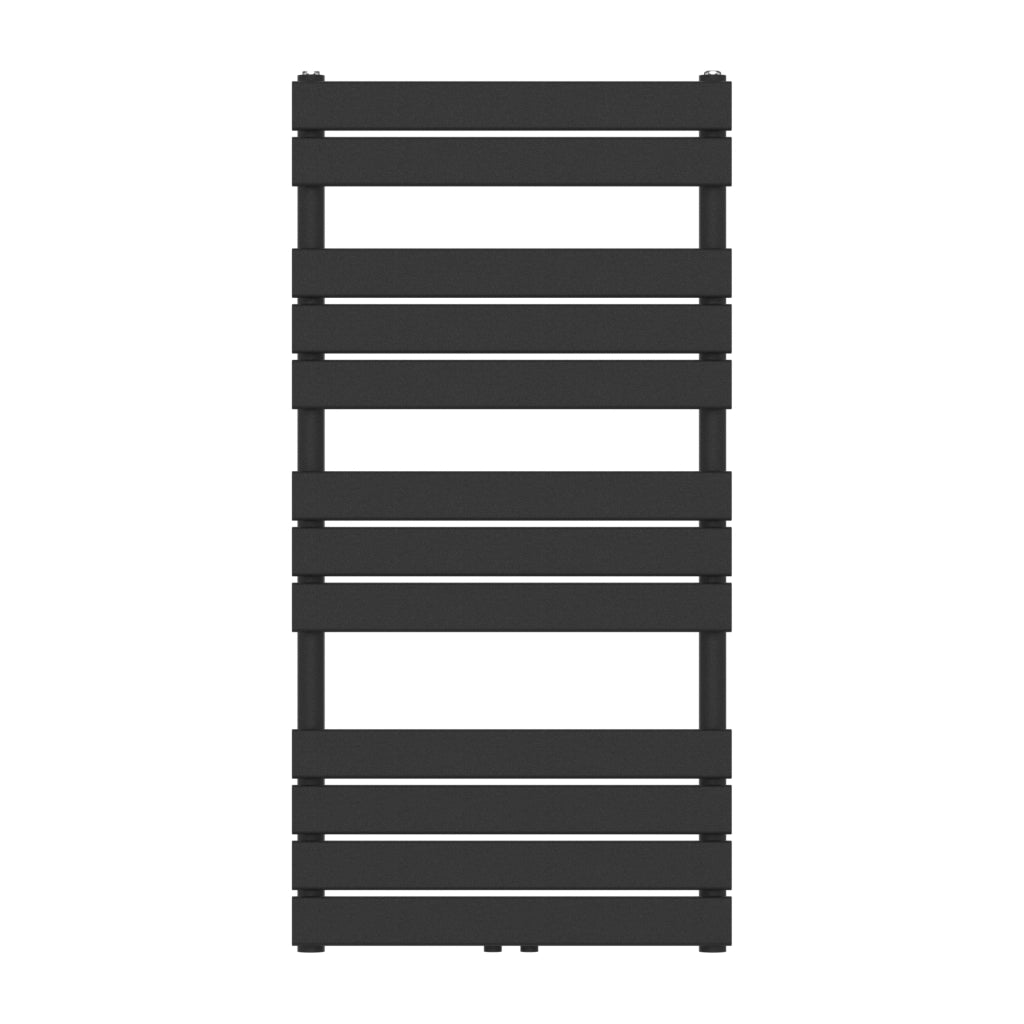 Scalda Asciugamani da Parete Voss ad Acqua Calda 120 x 60 cm Nero [neu.haus]