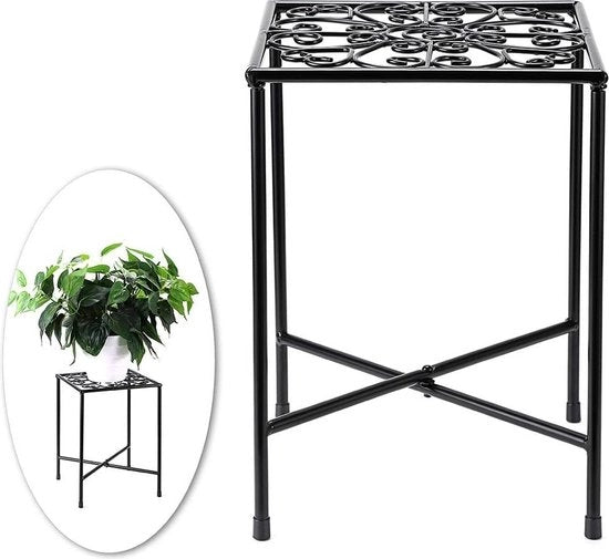 Supporto per piante in metallo - vassoio per piante - display per fiori - per interni esterni - vassoio per vasi di piante
