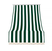 Tenda da sole tessuto resistente per esterno, Terrazzo, con anelli lavabile frange pizzo, da Balcone - Verde - 200x295 cm