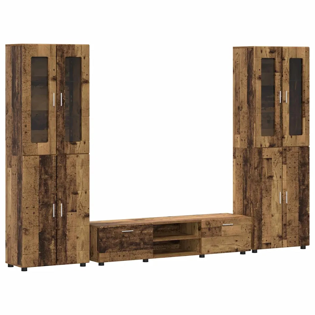 Set mobile TV FLORIN 3 pcs Legno vecchio Legno multistrato