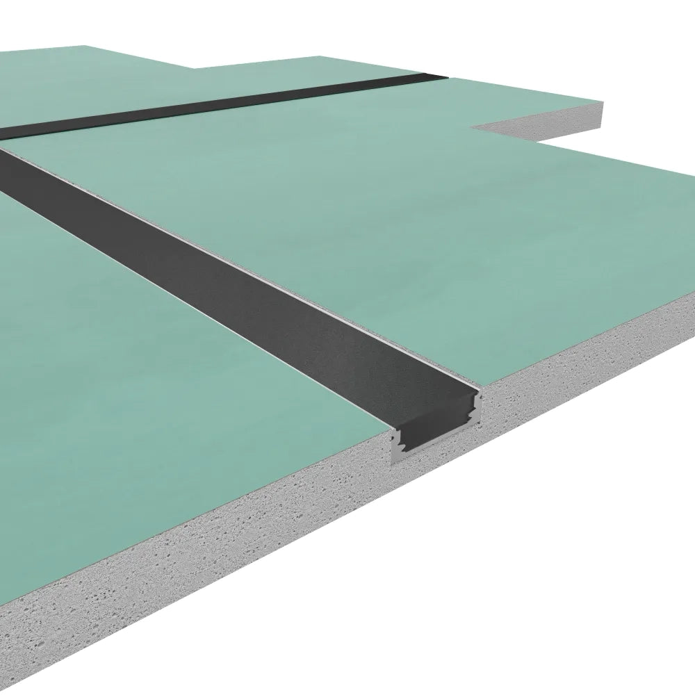 Cartongesso con profilo in alluminio integrato "X" resistente all'umidità