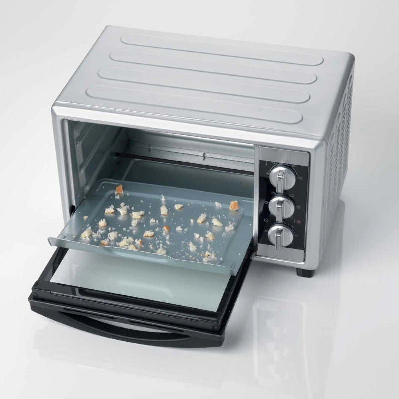 Forno elettrico ventilato 30L - Doppio vetro - Max 230° - 1500W - 6 posizioni cottura - Timer 60min