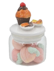 Brattolo Contenitore Dolcetto in vetro e Tappo in Ceramica
