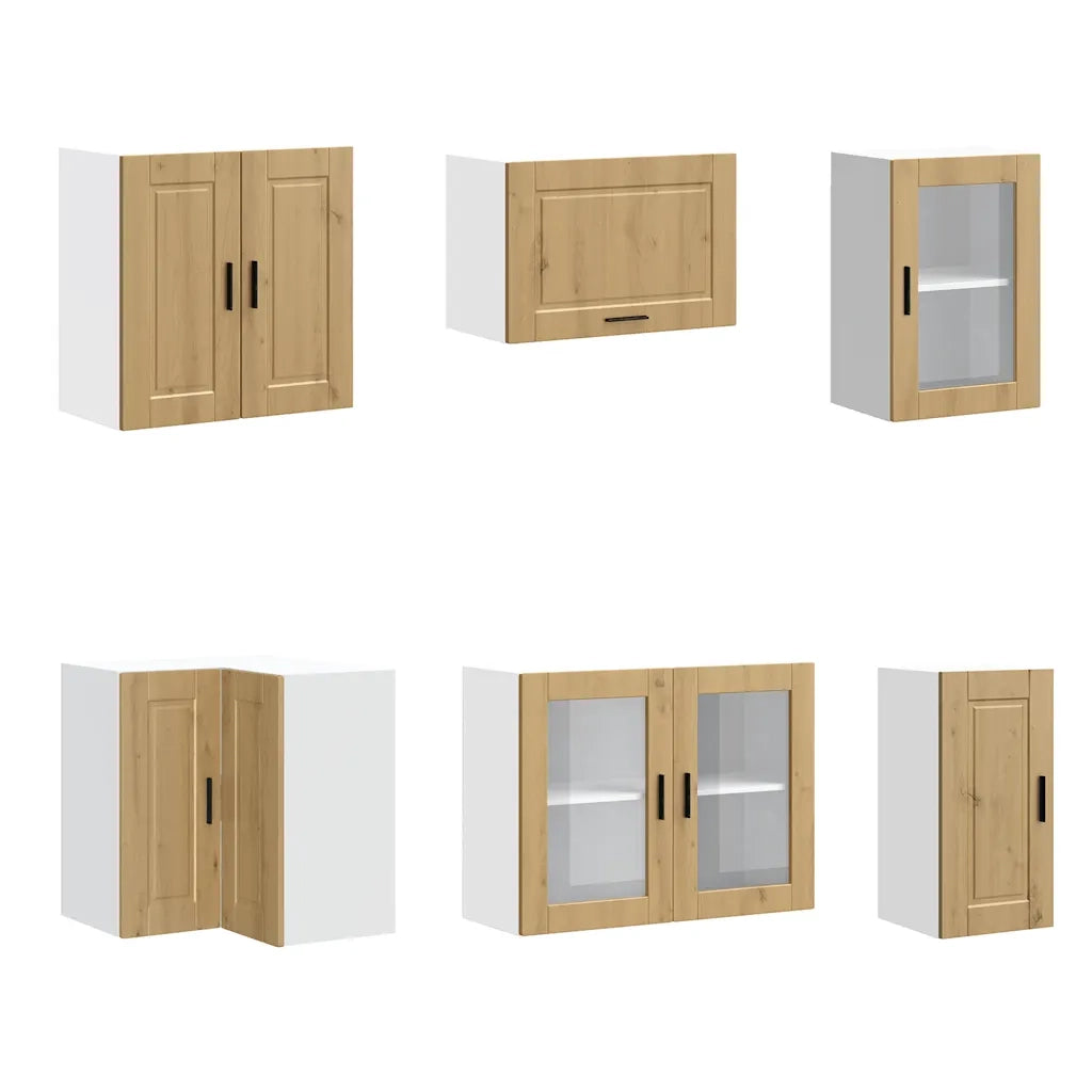 vidaXL Set Mobili da Cucina 11 pz Porto Rovere Artigianale Truciolato
