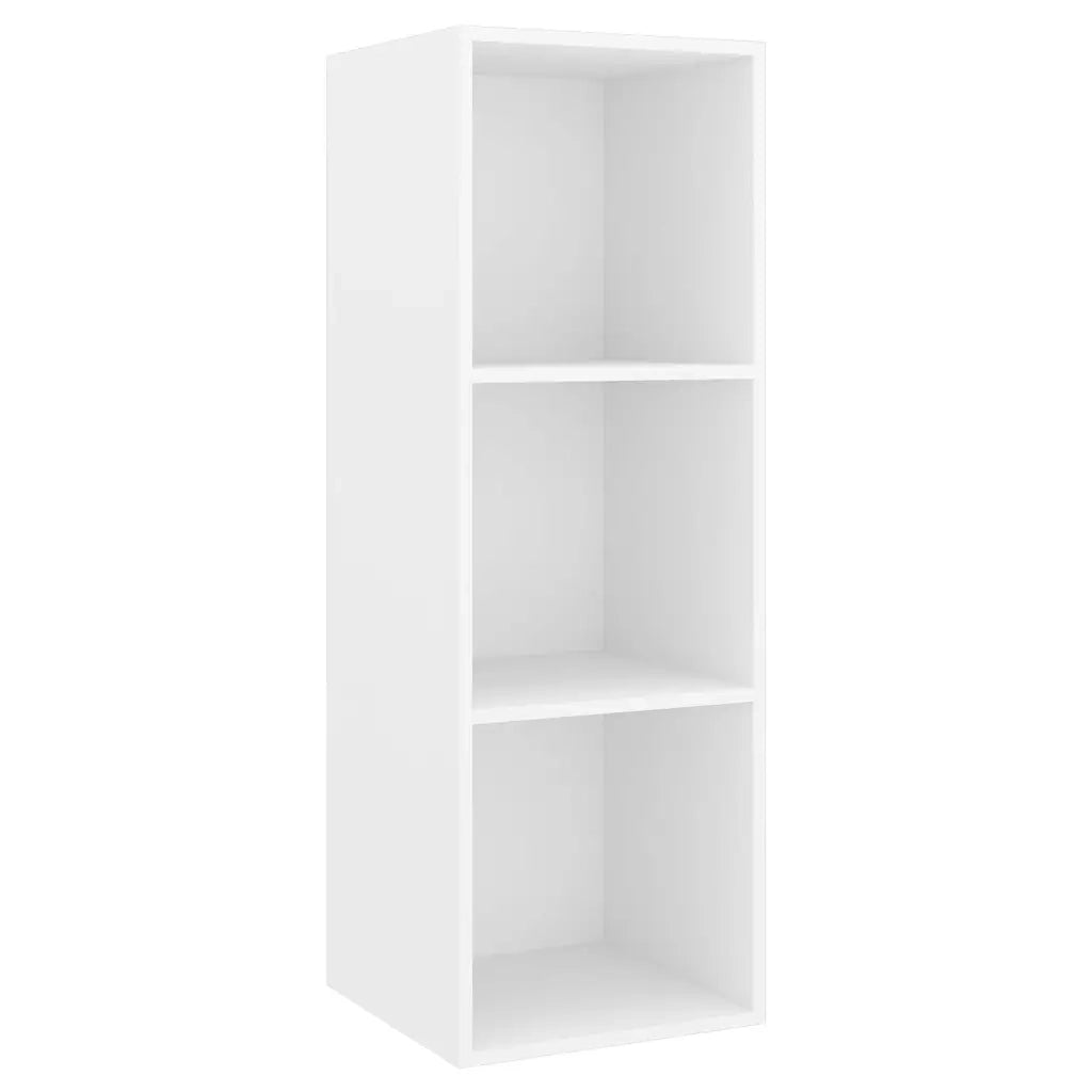 Set Mobili Porta TV 3 pz Bianco in Legno Multistrato 3079628